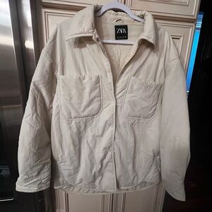 Zara Women's Off-White Jacket size Small